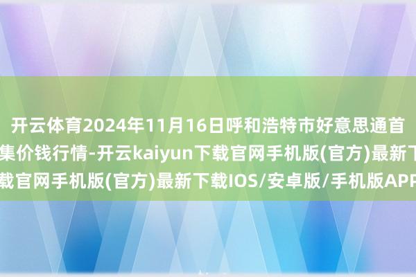 开云体育2024年11月16日呼和浩特市好意思通首府无公害农居品批发市集价钱行情-开云kaiyun下载官网手机版(官方)最新下载IOS/安卓版/手机版APP