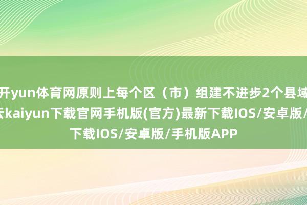 开yun体育网原则上每个区（市）组建不进步2个县域医共体-开云kaiyun下载官网手机版(官方)最新下载IOS/安卓版/手机版APP
